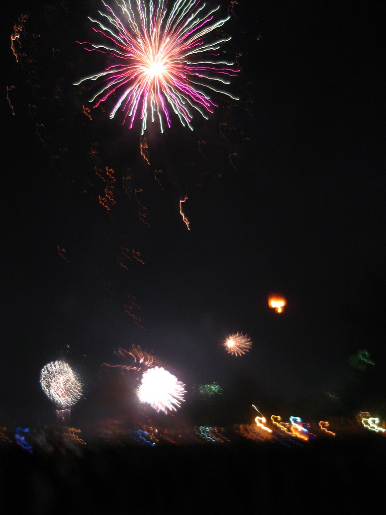 NYE Beach Fireworks