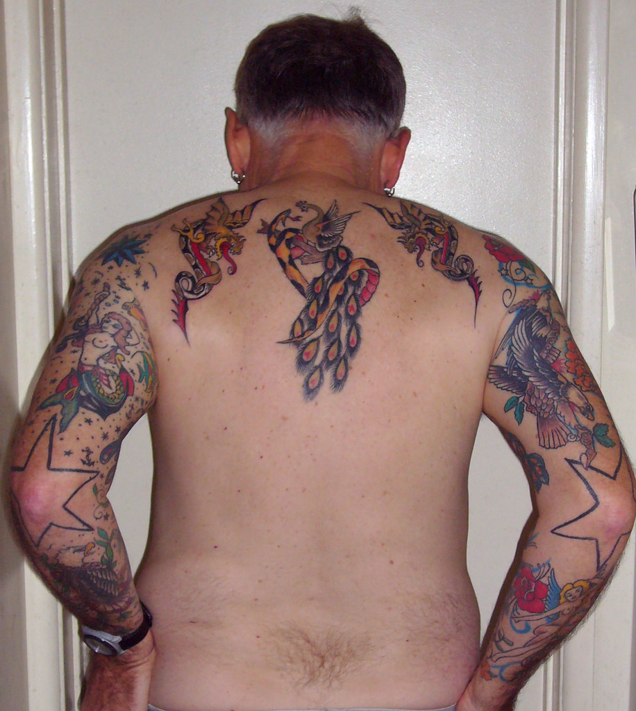 Old School Tattoos - Back And Arms | Here'S A Photo Of My Ba… | Flickr