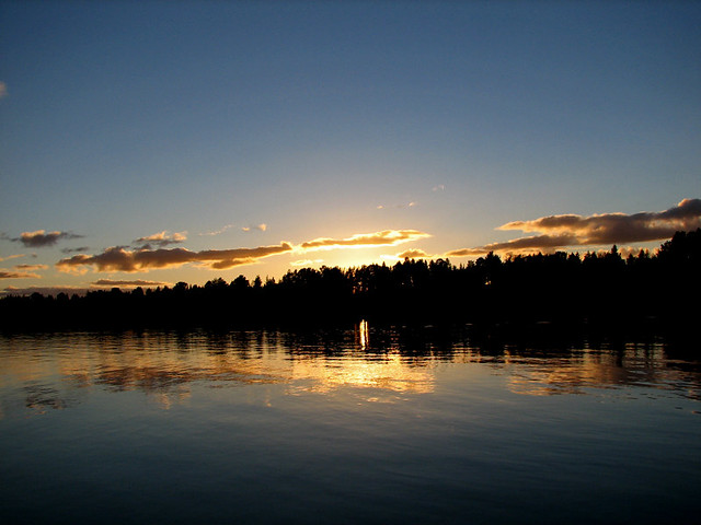 un banalissimo tramonto finlandese