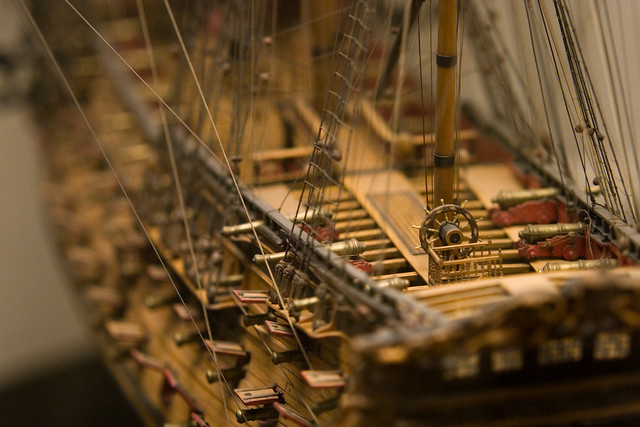 Ship Model in London Science Museum