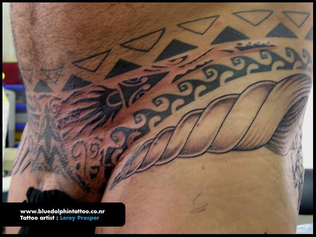 Blue Dolphin Tattoo [ Mauritius ]