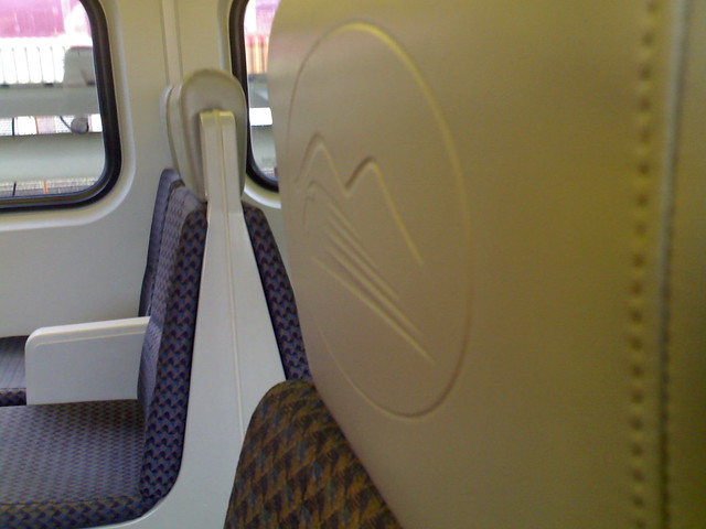 West Coast Express Logo Seats