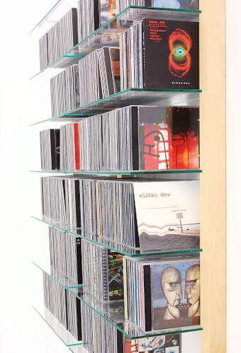 CD Shelf maple/ CD Regal STORAY Ahorn