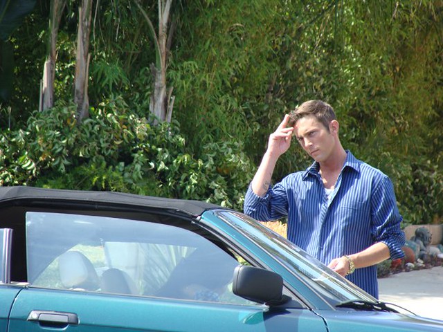 Dexter season 5 - 1st day of shooting in Long Beach, CA - Quinn (Desmond Harrington)