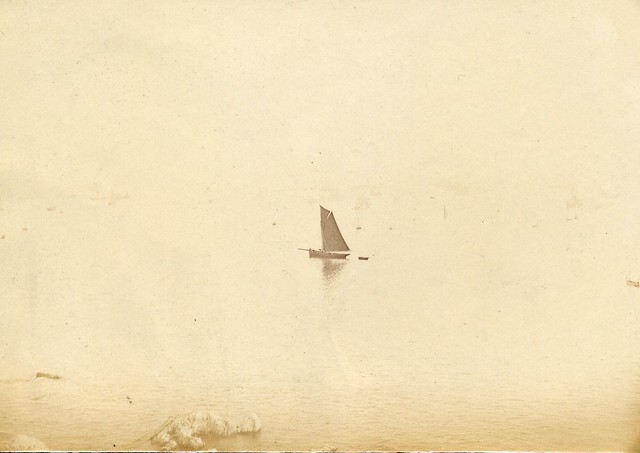 Boat in the Sound, from Plymouth Hoe, July 1896