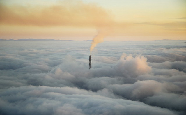 Beautiful Shit...Chimney over clouds - 1