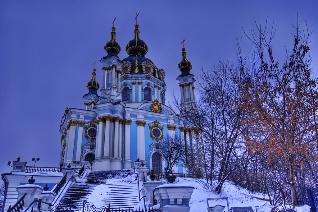 The Baroque Castle in Evening Snow by Trey Ratcliff