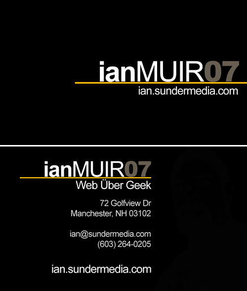 New Business Card Design | This is my new business card desi\u2026 | Flickr