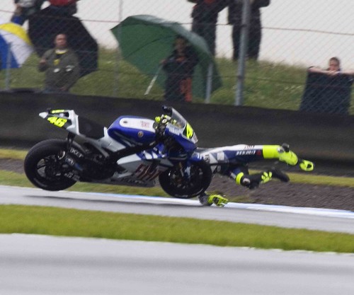 Valentino Rossi Fall at Donington 2007 | by brown.steven56