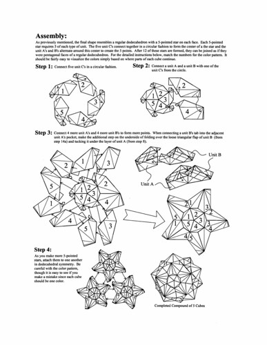 First Cube 5 Compound Diagrams - Compound of 5 Cubes - Page 5 | Page 5 (Assembly) … | Flickr