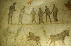 El mort s'acomiada dels éssers estimats, tomba romana de Janzur