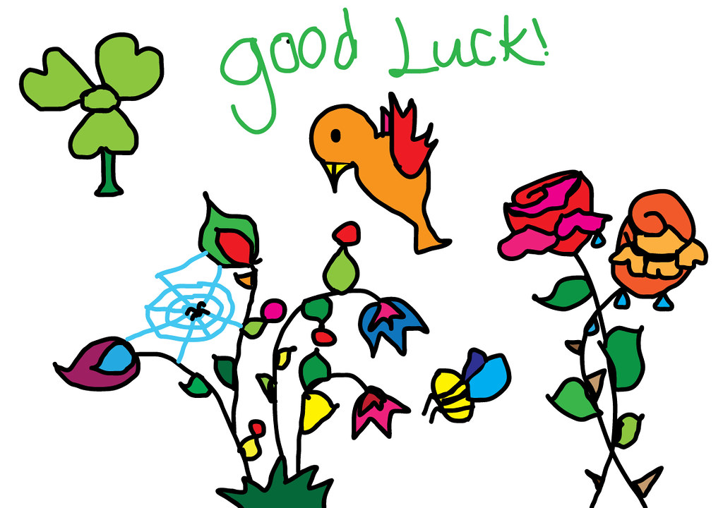 Good luck - illustration | animals finding their food, and t… | Flickr