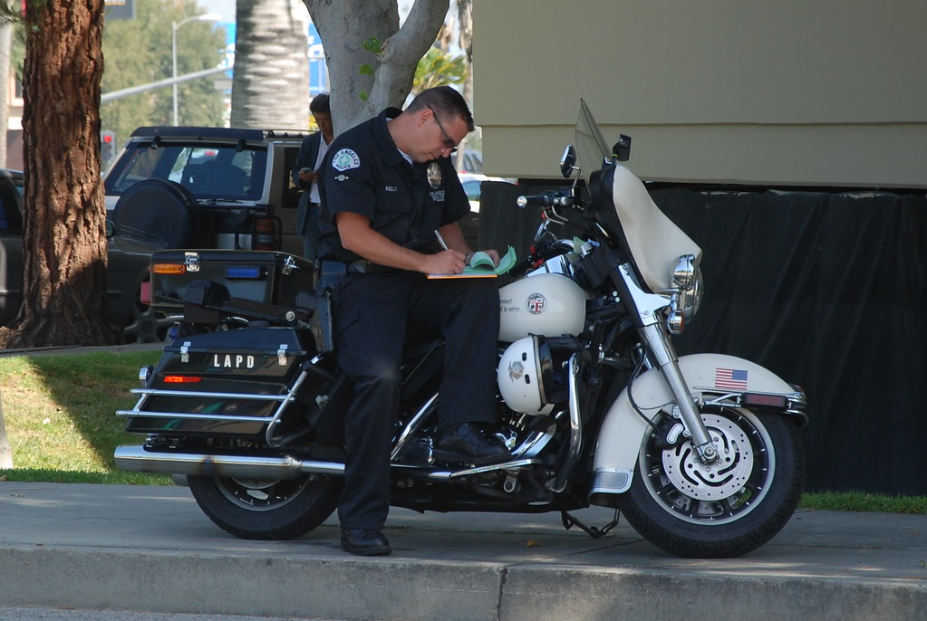 Los angeles police department (LAPD) motor officer.