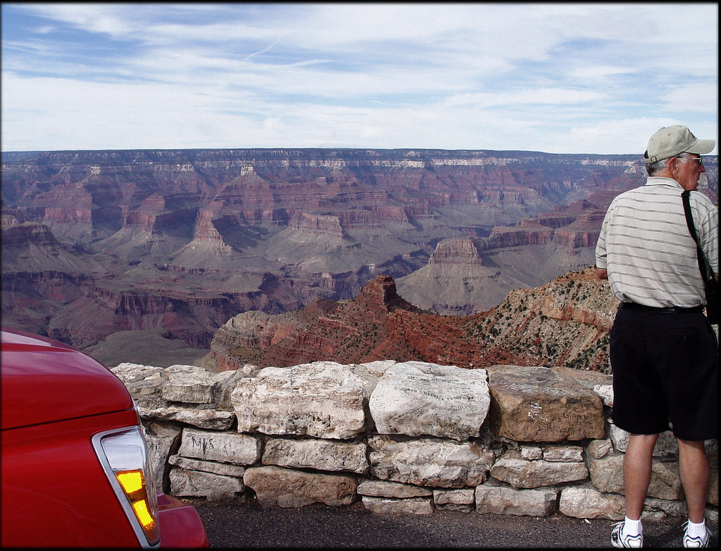 Grand Canyon, Tourist with Striped Shirt by Juli Kearns (Idyllopus)