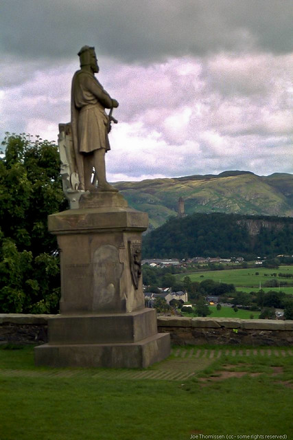 Robert the Bruce statue at Stirling Castle