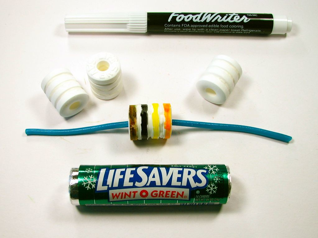 Color bands identify tiny electronic components