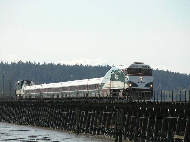 Amtrak Cascades Mud Bay Surrey BC