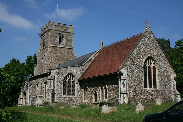 St Andrews Church, Marlesford, Suffolk.