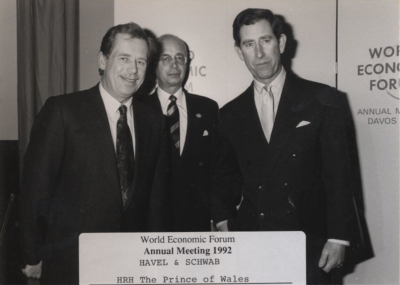 Vaclav Havel, Klaus Schwab, Prince Charles - World Economi… | Flickr