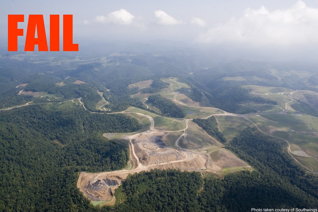 Mountain near Kirk, WV | Photo of a mountaintop removal coal… | Flickr