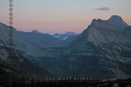 Glacier Sunset by Dan MacFarlane, IMG_2181_NR_4x6_SPF_600park sunset sky mountains landscape nationalpark montana mt glacier national 