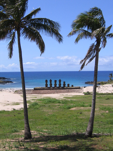 Ahu Nau Nau, Easter Island
