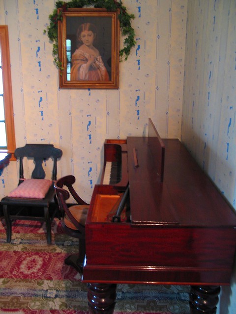 Susquehanna Plantation (piano in parlor), Grenfield Village, Michigan