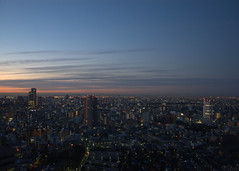 Sunrise over Shibuya