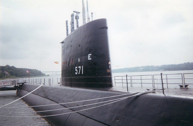 USS Nautilus From The Pier