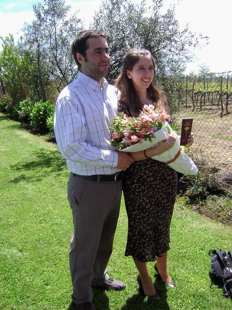 Recién casados/Newly wed, Fundo Los Olivos, San Clemente '09, Región del Maule, Chile - www.meEncantaViajar.com