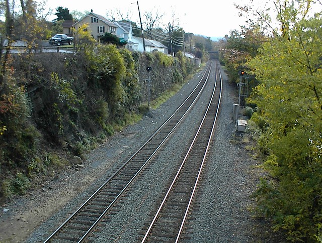 Former Lehigh Valley RR tracks
