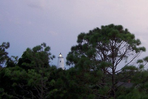 Ocracoke Lighthouse Through the Trees