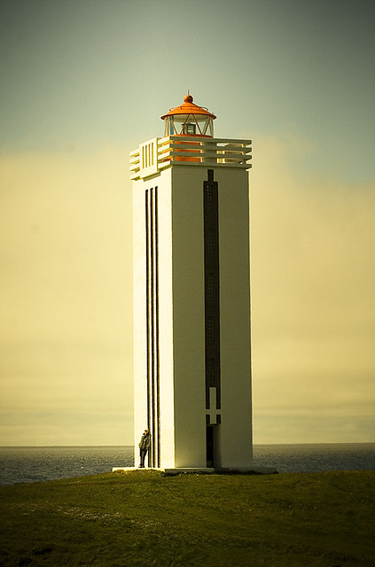 Lighthouse in Kálfshamarsvík