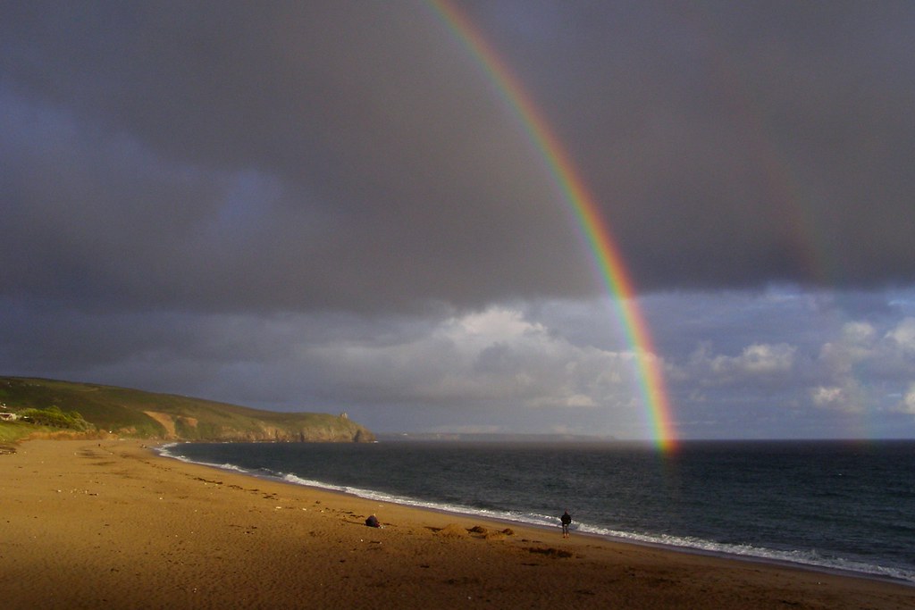 Praa Sands rainbow