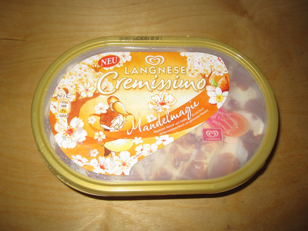 Langnese Cremissimo Mandelmagie | Creamy almond ice cream! | Flickr