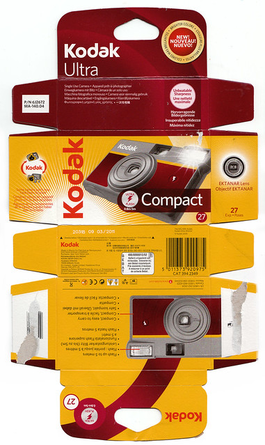 Kodak Compact with Ektanar 27 exp red