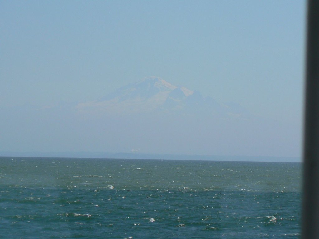 Mount Baker seen from the Ferry