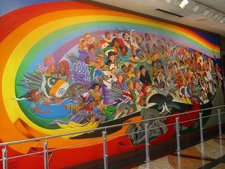 Leo Tanguma: The Children of the World Dream of Peace, Denver Airport