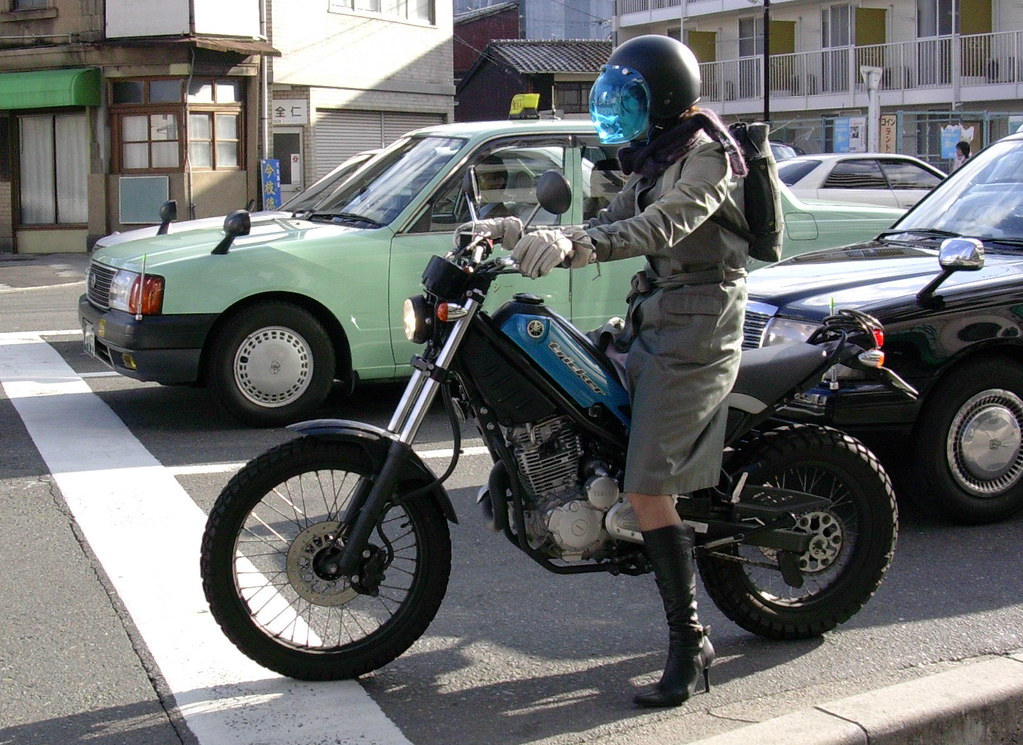 My Most Favoritest Japanese Biker Ever | Check out those hee… | Flickr