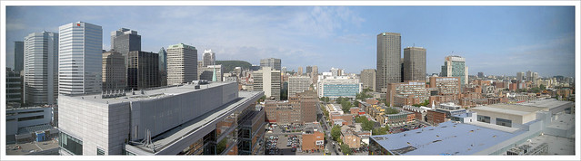 Vue de l'Hôtel Intercontinental à Montréal