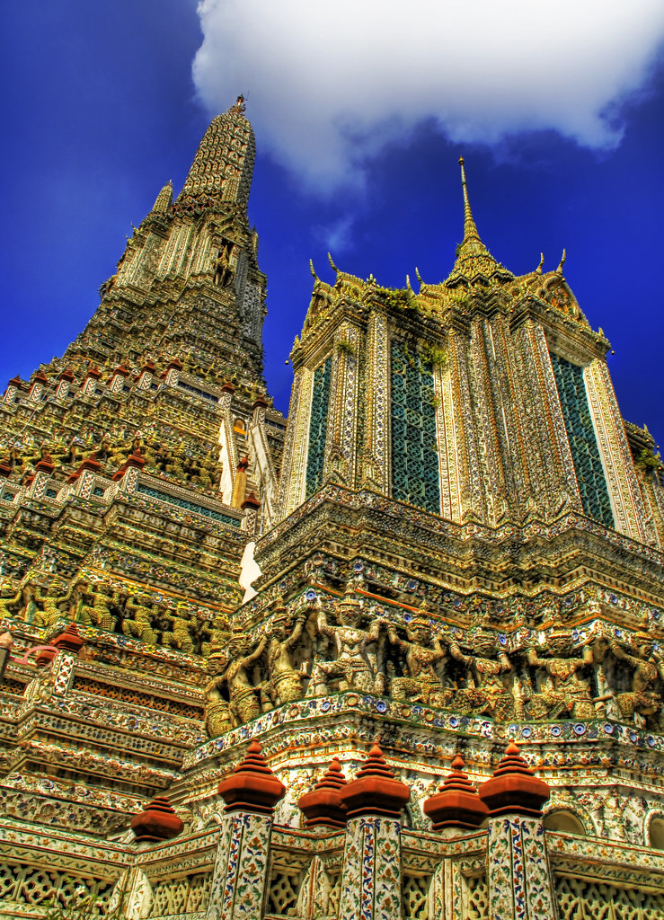 The Spires of Wat Arun by Trey Ratcliff