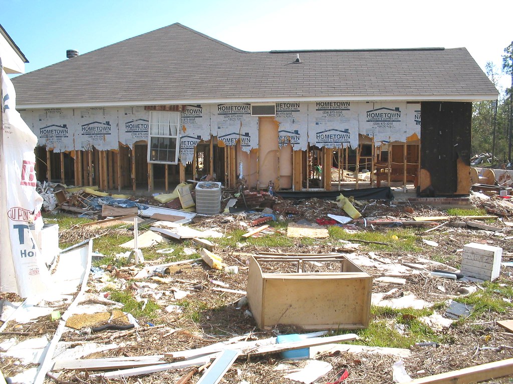 Ocean Springs, Mississippi after hurricane katrina in 2005… | Flickr