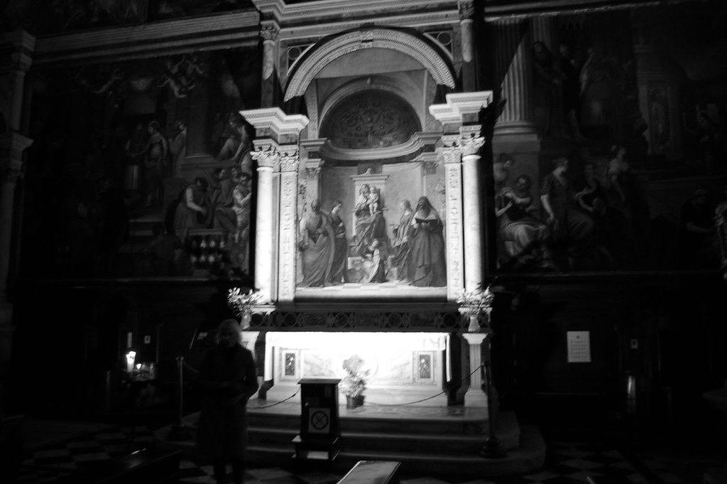 VenB&W 009 | San Zaccaria: Bellini altarpiece. | dvdbramhall | Flickr