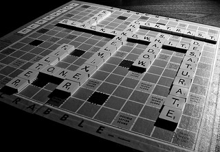 Scrabble: Black and White | by Ella's Dad