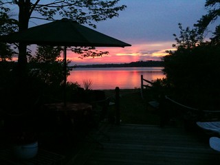 Sunset on northwood lake