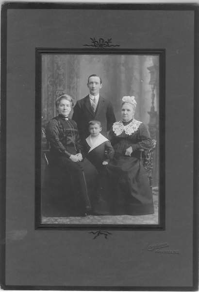 Anne Scott - 1836 1919 With Family