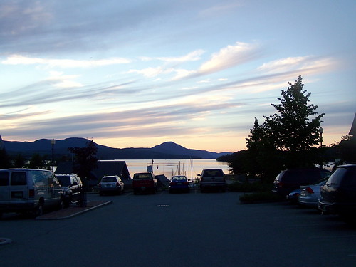 sunset vermont newport lakememphremagog