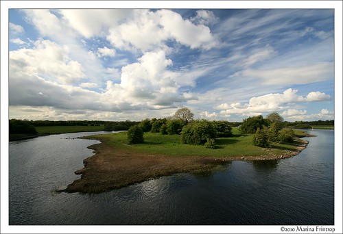 county ireland sky clouds river landscape himmel wolken irland eire shannon gaeltacht landschaften offaly flüsse shannonbridge