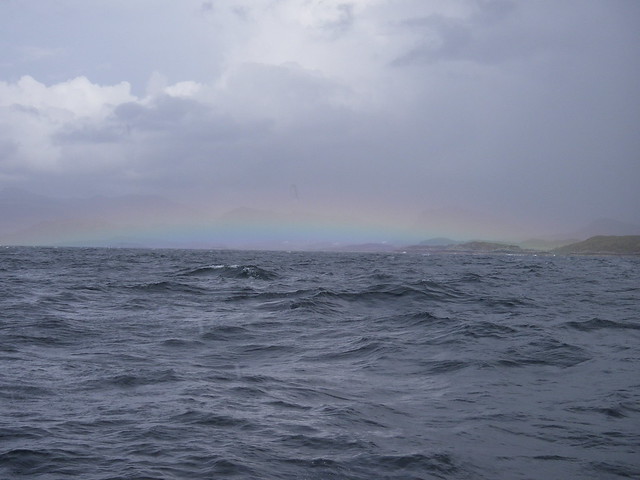 The flattest rainbow I ever saw
