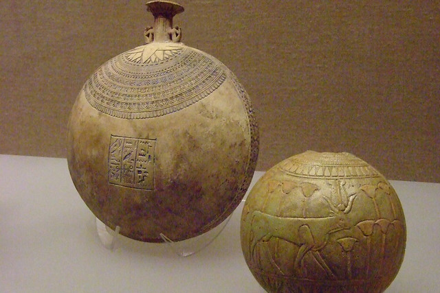 New Year's Jars Dynasty 26 664-525 BCE Faience - a photo on Flickriver